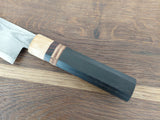 Adam Þórarinsson Santoku 17cm VG1 Damaskus/Eik, Járnviður, Birki, Birki Börkur