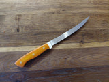 Adam Þórarinsson Flökurnarhnífur 20cm 1.4116/Appelsínult Micarta