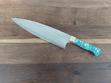 Adam Þórarinsson Kokkahnífur 22cm VG10 Suminagashi/Abalone
