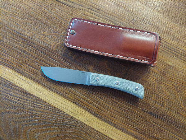 Straight Line Buster Green Micarta