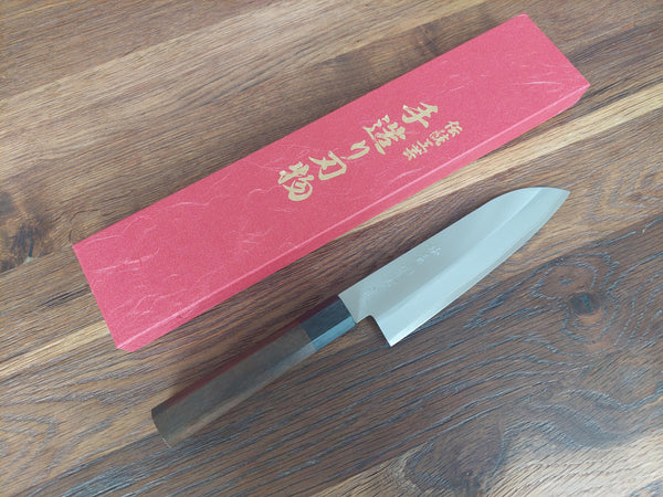 Miki Hamono M151 Aogami Super Santoku 17cm