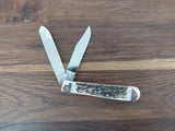 Otter Messer 167-2 HH Trapper Dádýrahorn Tvö Blöð