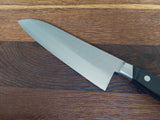 Yasuda Kotetsu Aogami Carbon Santoku 18cm