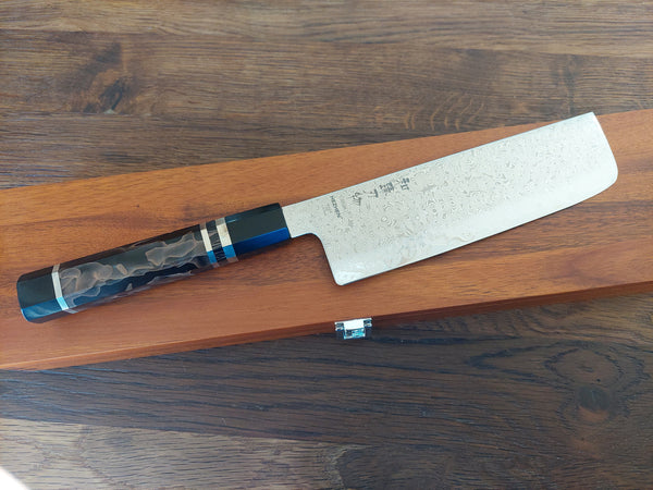 Hezhen ZDP 189 Damaskus Nakiri 18cm