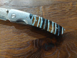 KH Knives Damascus/Loðfíls Jaxl Liner Lock