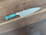 Adam Þórarinsson Kokkahnífur 22cm VG10 Suminagashi/Abalone