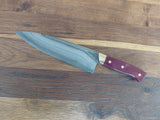 Adam Þórarinsson Kokkahnífur 22cm VG10 Suminagashi/Rautt Richlite
