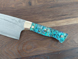 Adam Þórarinsson Kokkahnífur 22cm VG10 Suminagashi/Abalone