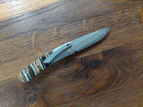 KH Knives Damascus/Loðfíls Jaxl Liner Lock