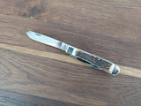 Otter Messer 167-2 HH Trapper Dádýrahorn Tvö Blöð