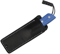 Straight Line Digger Blue Canvas Micarta