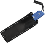 Straight Line Digger Blue Canvas Micarta