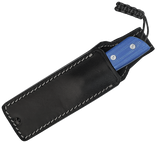 Straight Line Digger Blue Canvas Micarta