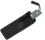 Straight Line Digger Green Canvas Micarta
