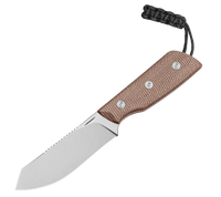 Straight Line Digger Natural Canvas Micarta