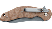 Fox Anso Flipper Natural Micarta