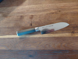 Satake Hexagon Santoku Damaskus 17cm