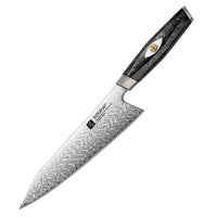 Xinzuo Li M390 Damaskus Kokkahnífur 21cm