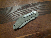 Fox Anso Flipper OD Green Micarta