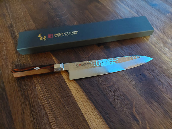Zanmai Supreme Hammered Gyuto 24cm