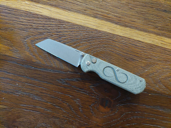 Straight Line Rox Green Micarta