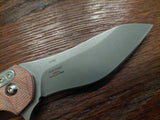 Fox Anso Flipper Natural Micarta