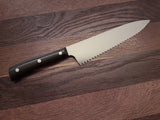 Maglio Nero Iside Kokkahnífur Tennt blað 21cm POM