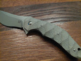 Fox Anso Flipper OD Green Micarta
