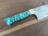 Adam Þórarinsson Kokkahnífur 22cm VG10 Suminagashi/Abalone