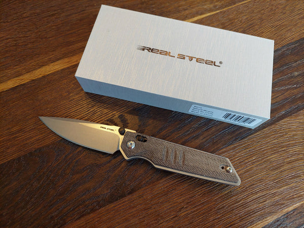 Real Steel Sacra Natural Micarta
