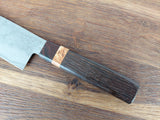 Adam Þórarinsson Santoku 17cm VG1 Damaskus/Eik, Járnviður og Birki