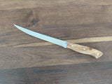 Adam Þórarinsson Flökurnarhnífur 20cm 1.4116/Ólífuviður