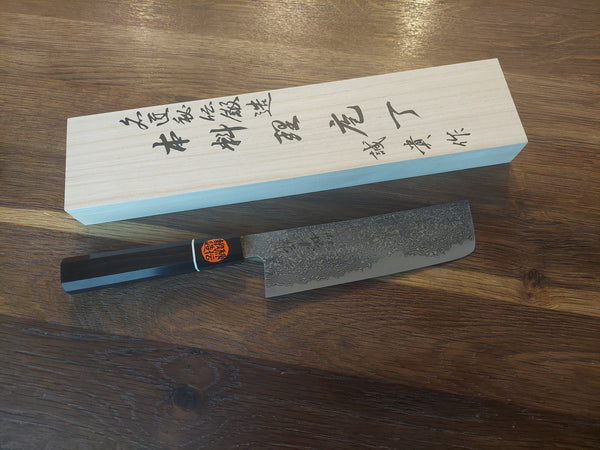 Shigeki Tanaka SG2/Damaskus Nakiri 16,5cm Habakiri