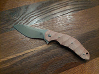 Fox Anso Flipper Natural Micarta