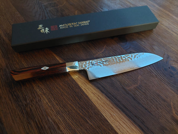 Zanmai Supreme Hammered Santoku 18cm
