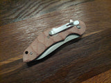 Fox Anso Flipper Natural Micarta