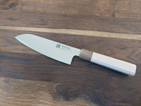 Xinzuo Aogami Sanmai Santoku 18cm