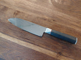 Satake Hexagon Santoku Damaskus 17cm