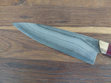 Adam Þórarinsson Kokkahnífur 22cm VG10 Suminagashi/Rautt Richlite
