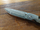 KH Knives Damascus/Loðfíls Jaxl Liner Lock