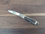 Otter Messer 167-2 HH Trapper Dádýrahorn Tvö Blöð
