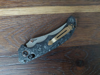 Benchmade Mini Bedlam 865-02 Marbled Carbon Fiber
