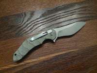 Fox Anso Flipper OD Green Micarta