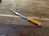 Adam Þórarinsson Flökurnarhnífur 20cm 1.4116/Appelsínult Micarta