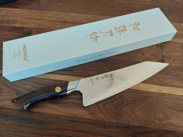 Hezhen Elegant Damaskus Kokkahnífur 21cm