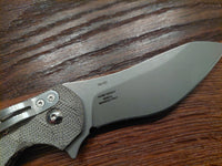 Fox Anso Flipper OD Green Micarta