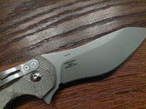 Fox Anso Flipper OD Green Micarta